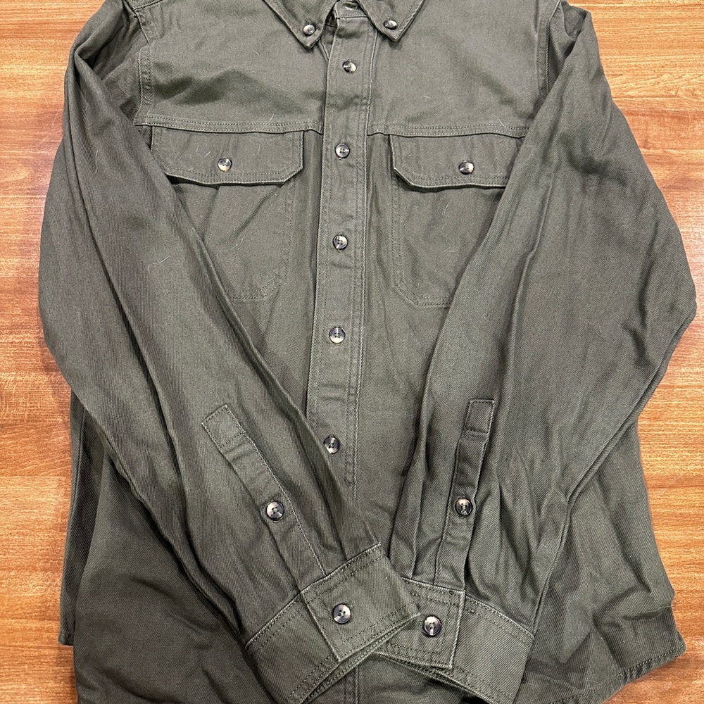 Lucky Brand Green Lightweight Shirt Jacket